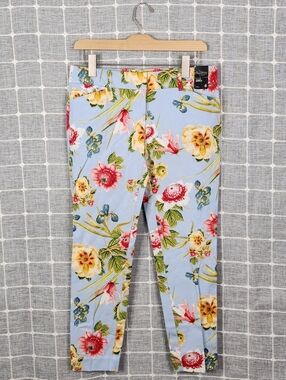 NY&Co Stretch Floral Audrey Pant